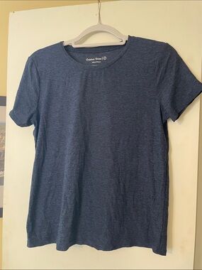 Outdoor Voices Navy Short-Sleeve Crewneck Tee